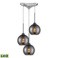 Cassandra 3 Light Pendant in Polished Chrome