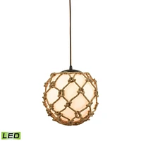 Coastal Inlet 1 Light Pendant in Oil Rubbed Bronze