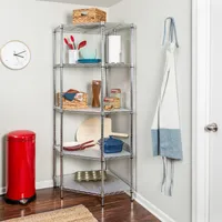 Honey Can Do 5-tier Corner Shelving Unit