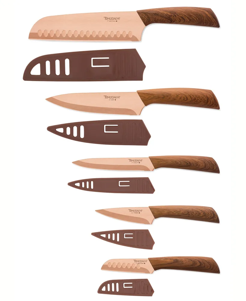 Hampton Forge Tomodachi Titanium 10-Pc. Knife Set with 5 Matching