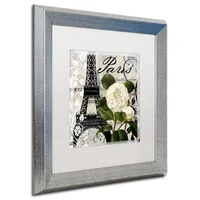 Color Bakery 'Paris Blanc I' Matted Framed Art, 16" x 16"