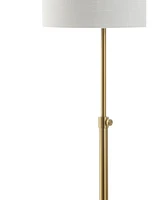 Jonathan Y Crosby Adjustable Height Metal Led Floor Lamp