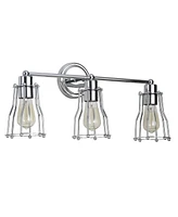 Jonathan Y Evelyn 3-Light Metal Vanity Light