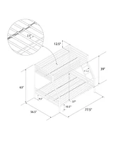 Novogratz Maxwell Twin over Full Metal Bunk Bed