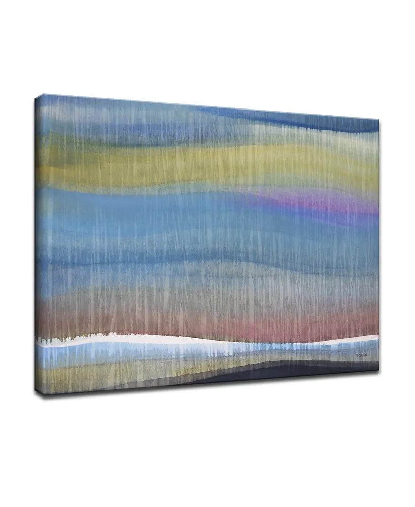 Ready2HangArt 'Colored Horizon' Abstract Canvas Wall Art, 30x40"