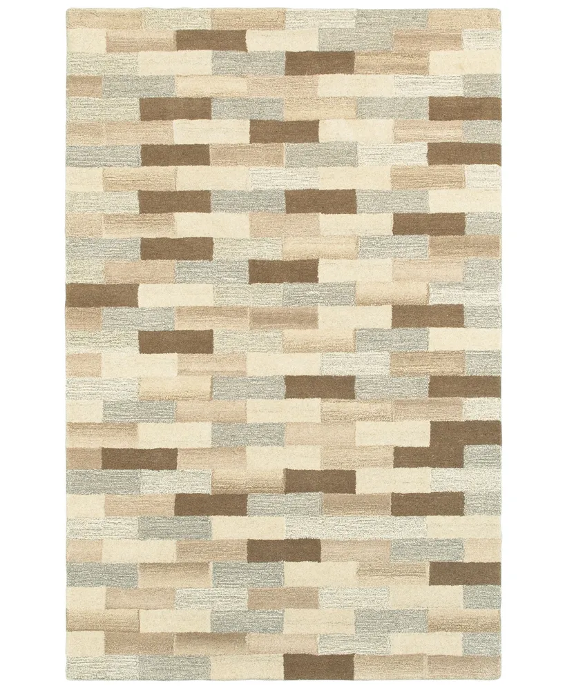 Closeout! Oriental Weavers Infused 67006 Beige/Gray 3'6" x 5'6" Area Rug