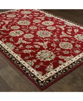 Closeout! Oriental Weavers Kashan 370R Red/Multi 5'3" x 7'6" Area Rug