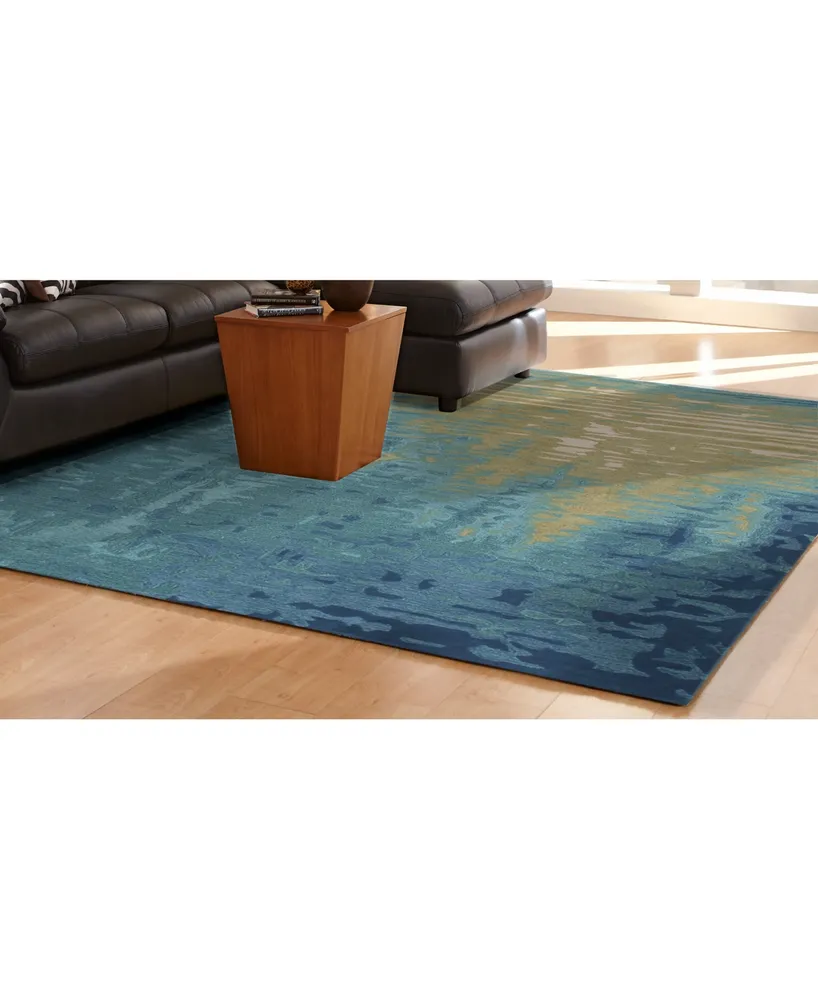 Liora Manne' Corsica 9143 Reflection Ocean 5' x 7'6" Area Rug