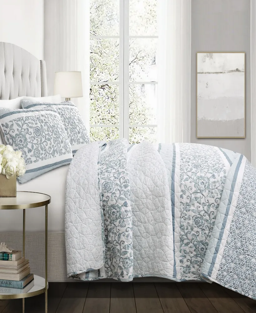 Nisha 3-Pc Set King Quilt Set