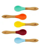 Avanchy Baby Boys and Girls Bamboo Training Spoon Set