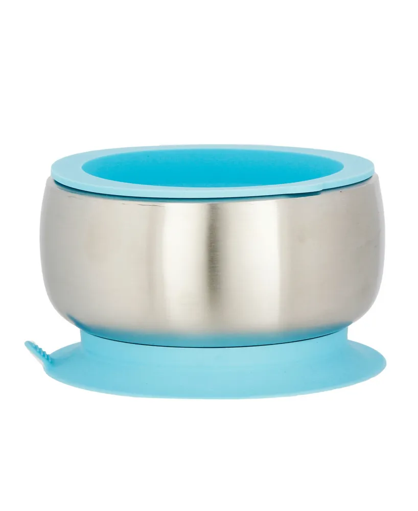 Avanchy Stainless Steel Suction Baby Bowl with Lid