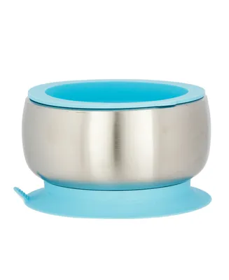 Avanchy Stainless Steel Suction Baby Bowl with Lid