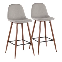 Lumisource Stackable Barstool Set of 2