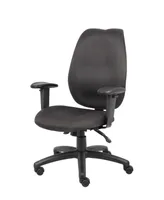 Boss Office Products High-Back Task Chair with Adjustable Arms