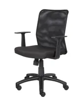 Boss Office Products Budget Mesh Task Chair W/ T-Arms