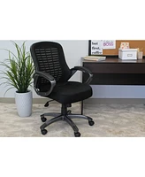 Boss Office Products Ribbed High Back Mesh Chair