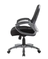 Boss Office Products Ribbed High Back Mesh Chair