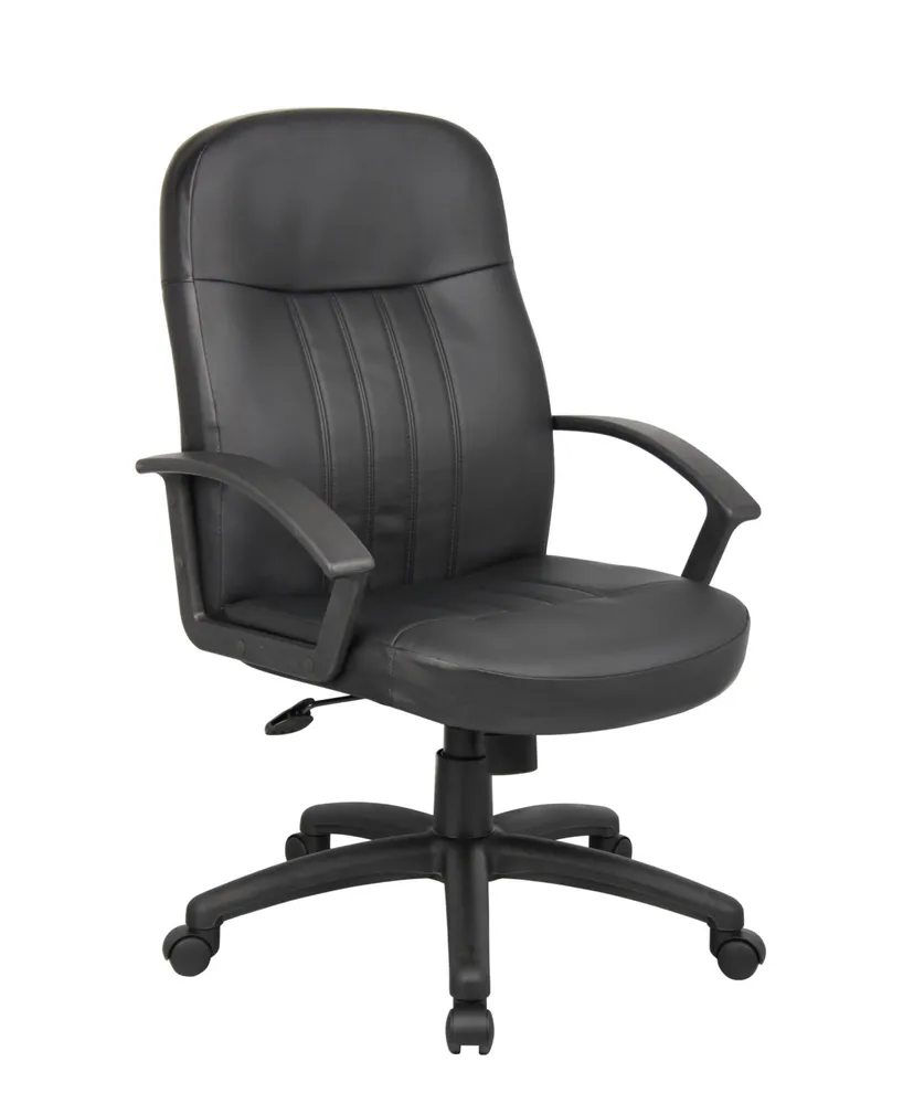 Boss Office Products Executive Leather Budget Chair