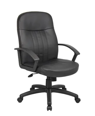 Boss Office Products Executive Leather Budget Chair