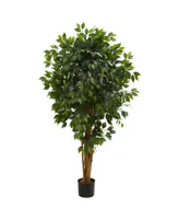 Nearly Natural 5.5' Ficus Artificial Tree