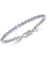 Tanzanite Link Bracelet (4 ct. t.w.) in Sterling Silver