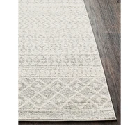 Livabliss Elaziz Elz-2308 Light Gray 2'7" x 10' Runner Area Rug