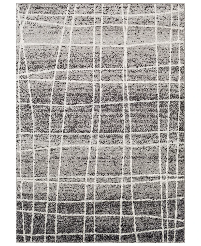 Livabliss Elaziz Elz-2328 Medium Gray 5'3" x 7'6" Area Rug