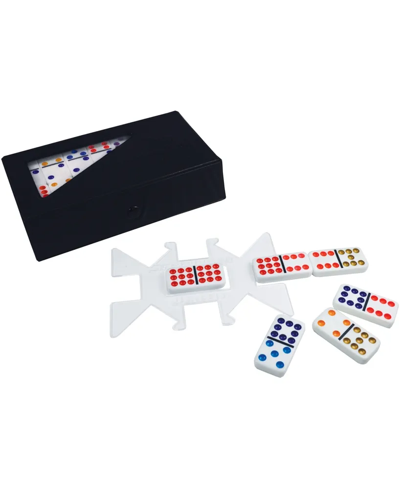 ChickenFoot Double 9 Color Dot Dominoes