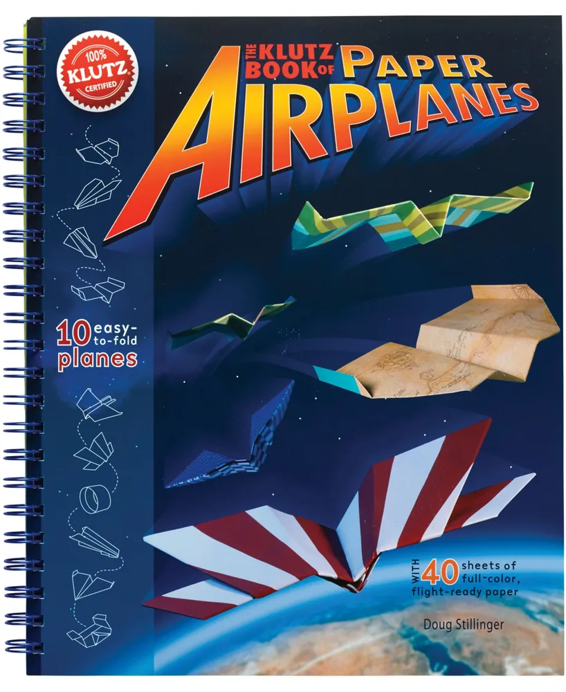The Klutz Book of Paper Airplanes Craft Kit