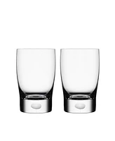 Orrefors Intermezzo Satin Small Tumbler/Juice Pair