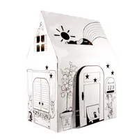 Easy Playhouse Cardboard Clubhouse