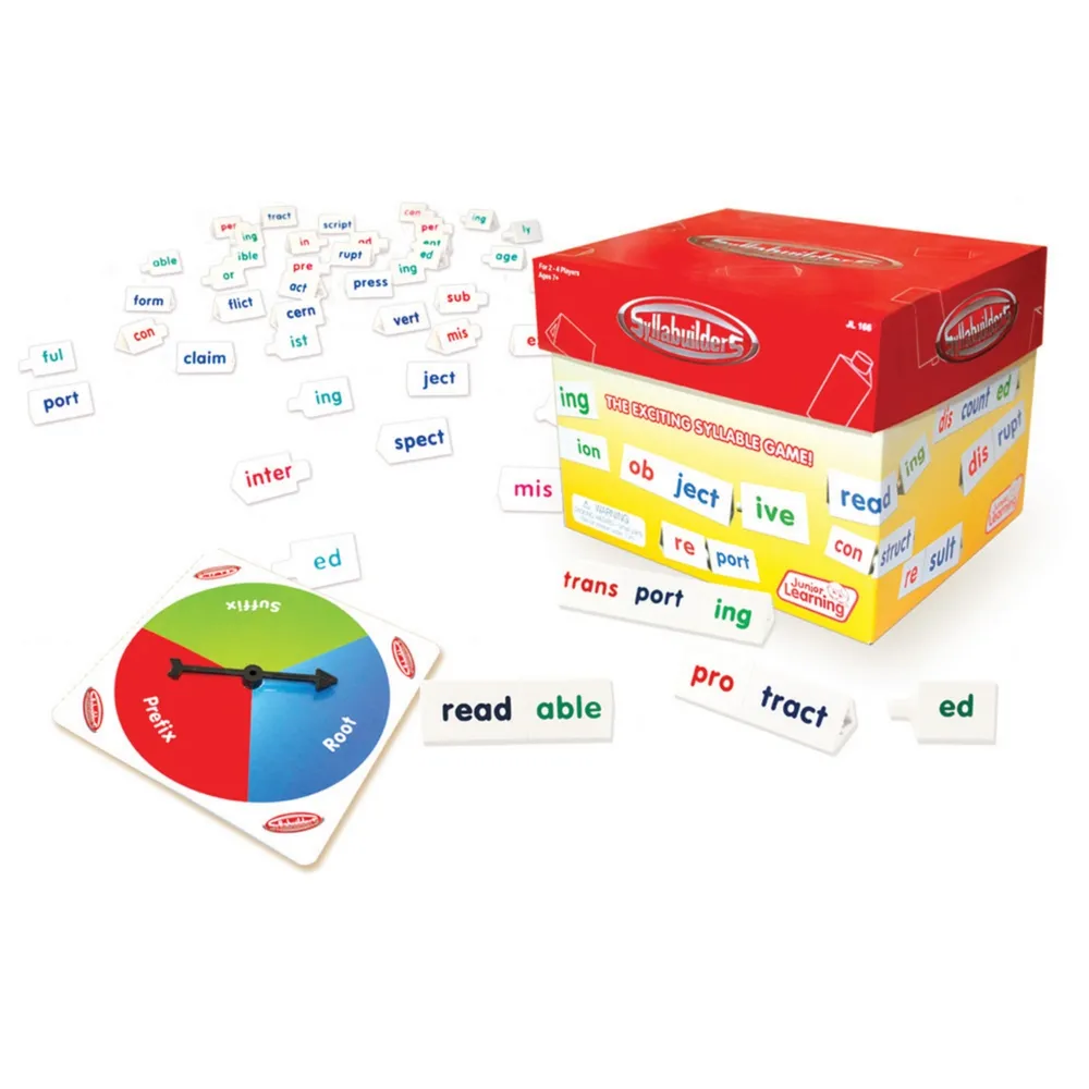 Junior Learning Syllabuilders The Exciting Syllable Game