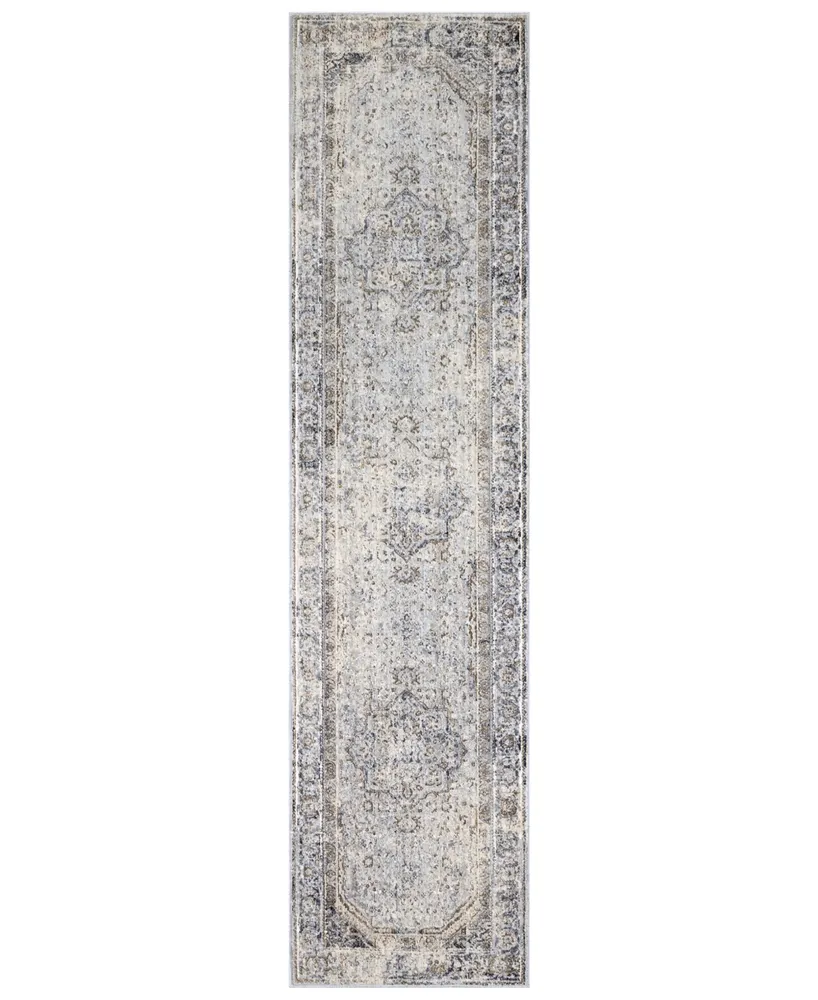 Livabliss Liverpool Lvp-2302 Charcoal 2'7" x 10'3" Runner Area Rug