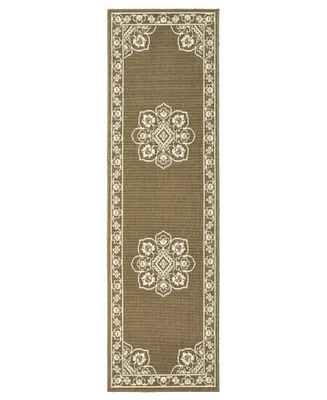 Oriental Weavers Marina 7764 2'3" x 7'6" Indoor/Outdoor Runner Area Rug