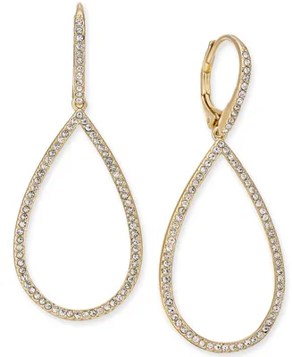 Eliot Danori Pave Open Drop Earrings, Created for Macy's