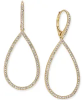 Eliot Danori Pave Open Drop Earrings, Created for Macy's