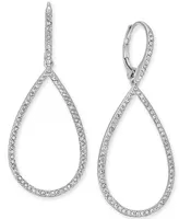Eliot Danori Pave Open Drop Earrings, Created for Macy's