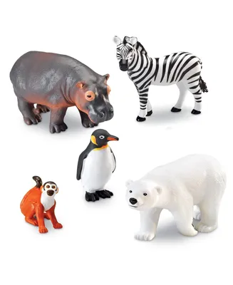 Learning Resources Jumbo Zoo Animals - Set of 5