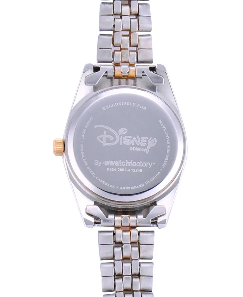 Disney Minnie Mouse Women's Two Tone Silver and Gold Alloy Watch