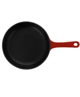 Chasseur French Enameled Cast Iron Fry Pan with Cast Iron Handle, 8-inch