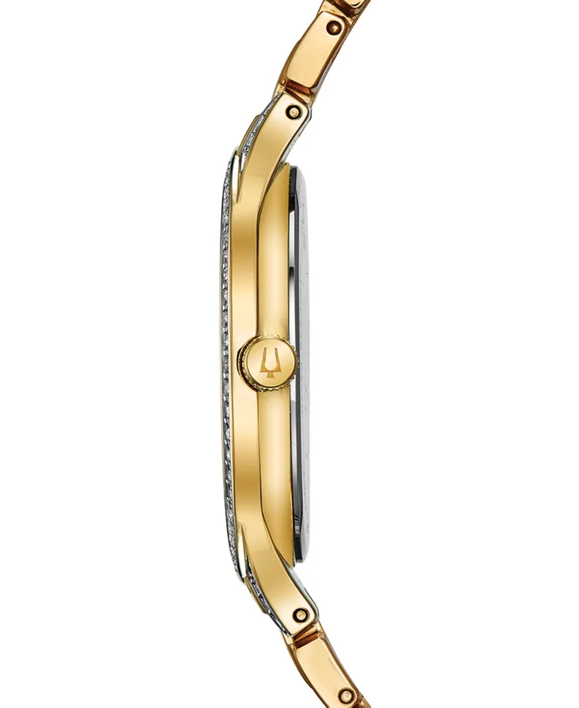 Bulova Men's Phantom Crystal-Accent Two-Tone Stainless Steel Bracelet Watch 40mm - Two