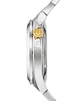 Bulova Men's Automatic Maquina Stainless Steel Bracelet Watch 46mm