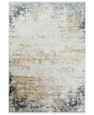 Surya Solar Sor-2302 Medium Gray 2' x 3' Area Rug