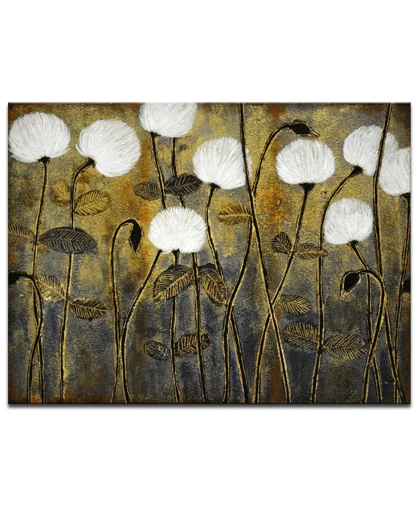 Ready2HangArt 'Make A Wish' Floral Canvas Wall Art