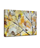 Ready2HangArt 'Blowing Autumn Leaves' Canvas Wall Art