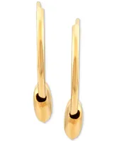 Children's Heart Hoop Earrings in 14k Gold (1/2")