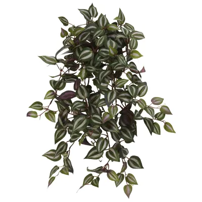 Nearly Natural 23" Wandering Jew Hanging Artificial Plant, Set of 4