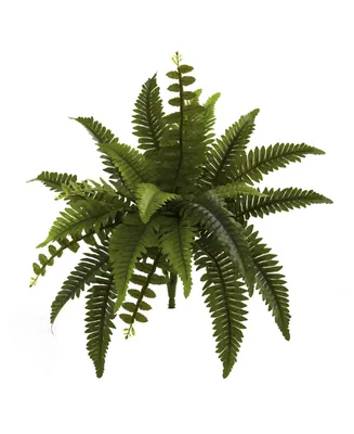 Nearly Natural 14" Boston Fern Artificial Plant, Set of 6