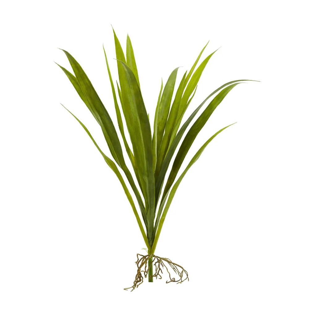 Nearly Natural 15" Grass Artificial Plant, Set of 6