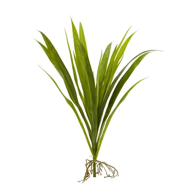 Nearly Natural 15" Grass Artificial Plant, Set of 6